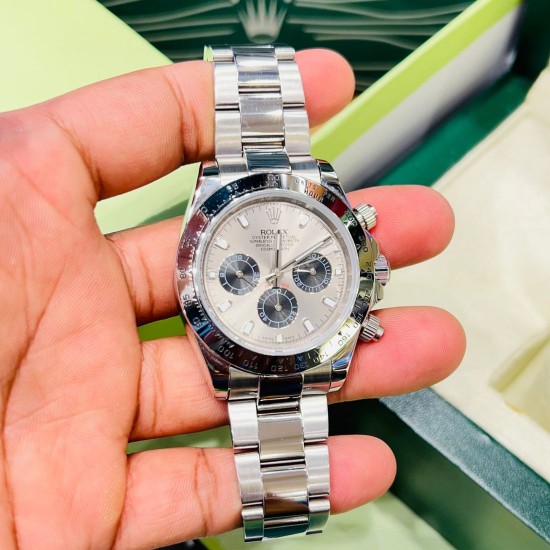 ROLEX COSMOGRAPH DAYTONA OYSTER, 40MM, WHITE GOLD COLOUR