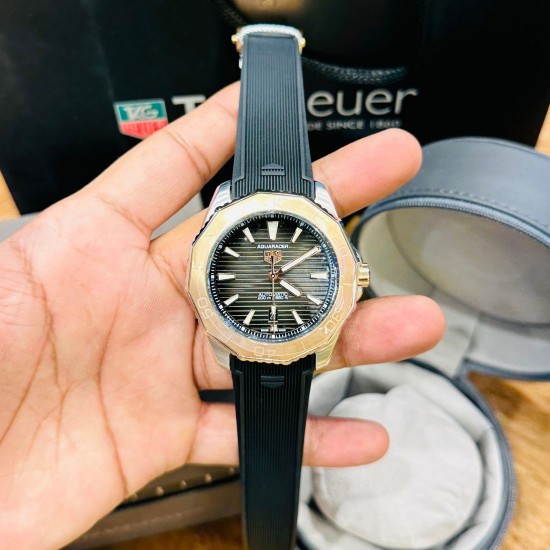 TAG HEUER AQUARACER PROFESSIONAL 200, Automatic Watch, 40 mm, Steel and Gold